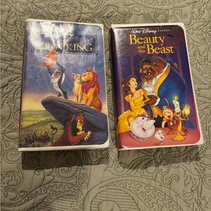 Disney Classic VHS Set - Blue and Purple Covers